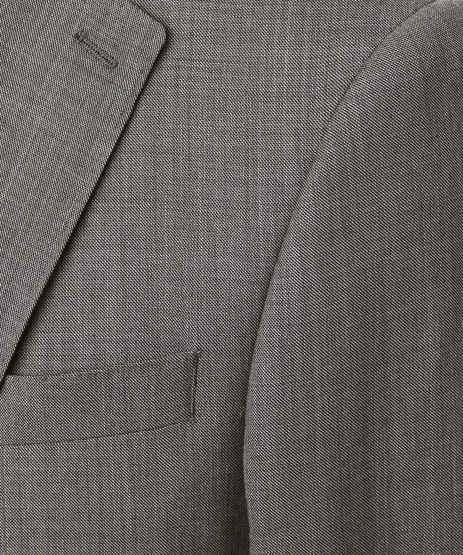 Sutton Stretch Tropical Wool Suit Jacket In Light Charcoal