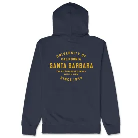 UCSB Blockletter Full Zip Hoodie [Discontinued]