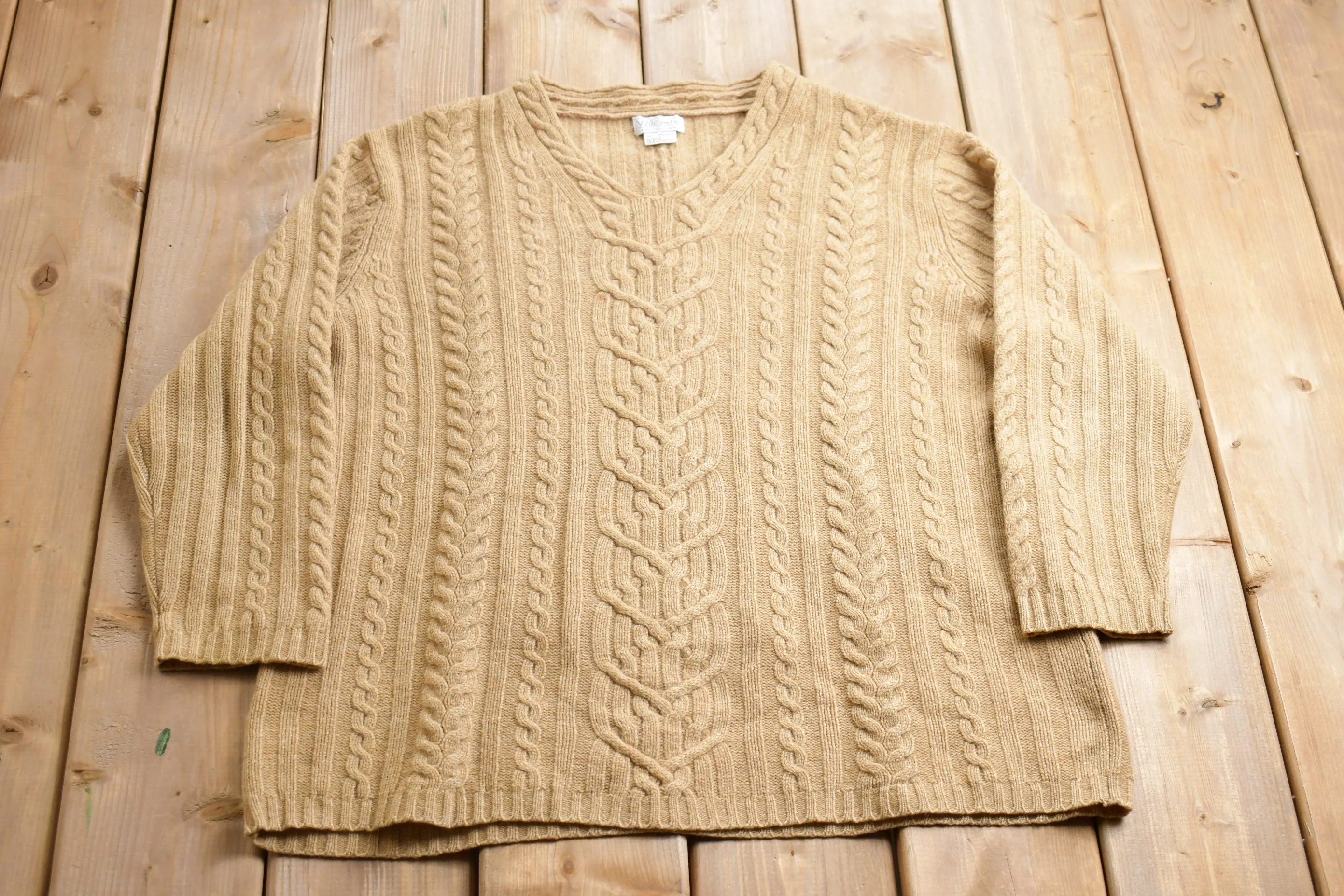 Vintage 1990s Willi Smith Knitted Crewneck Sweater