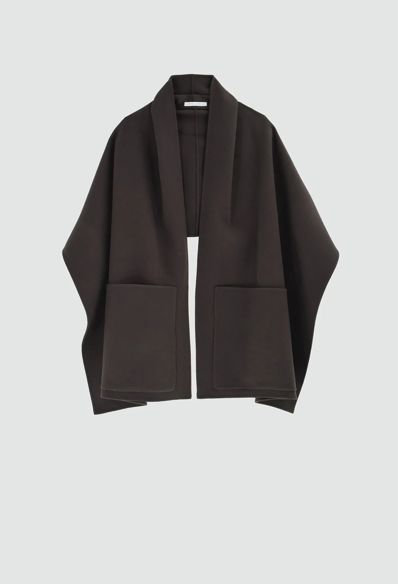 WAVERLY - Double-Face Wool Shawl in Cedar