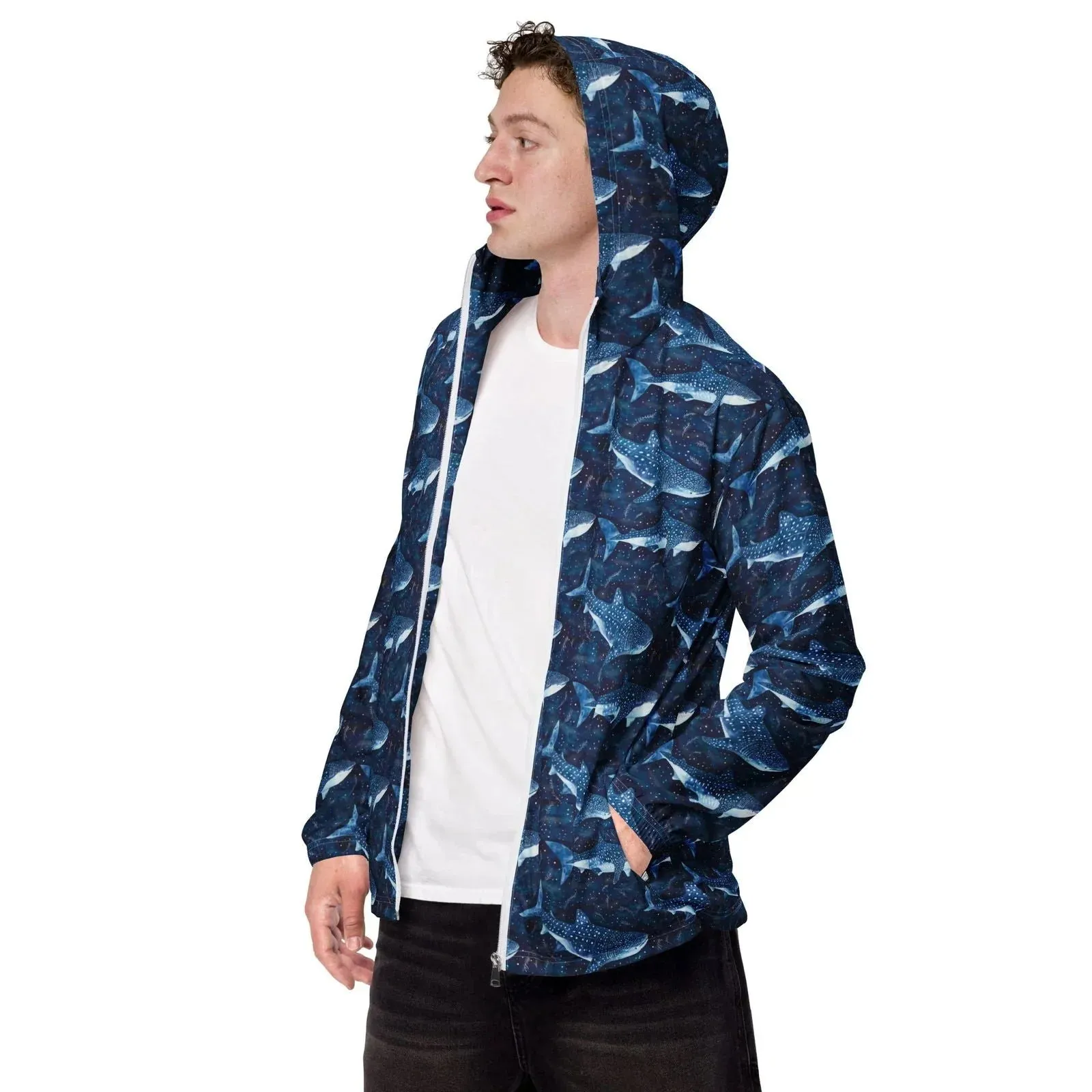 Whale Shark Dream Men’s Windbreaker