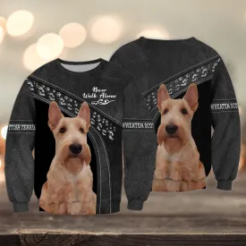 Wheaten Scottish Terrier Multicolor Option Love Never Walk Alone 3D Full Print Sweatshirt