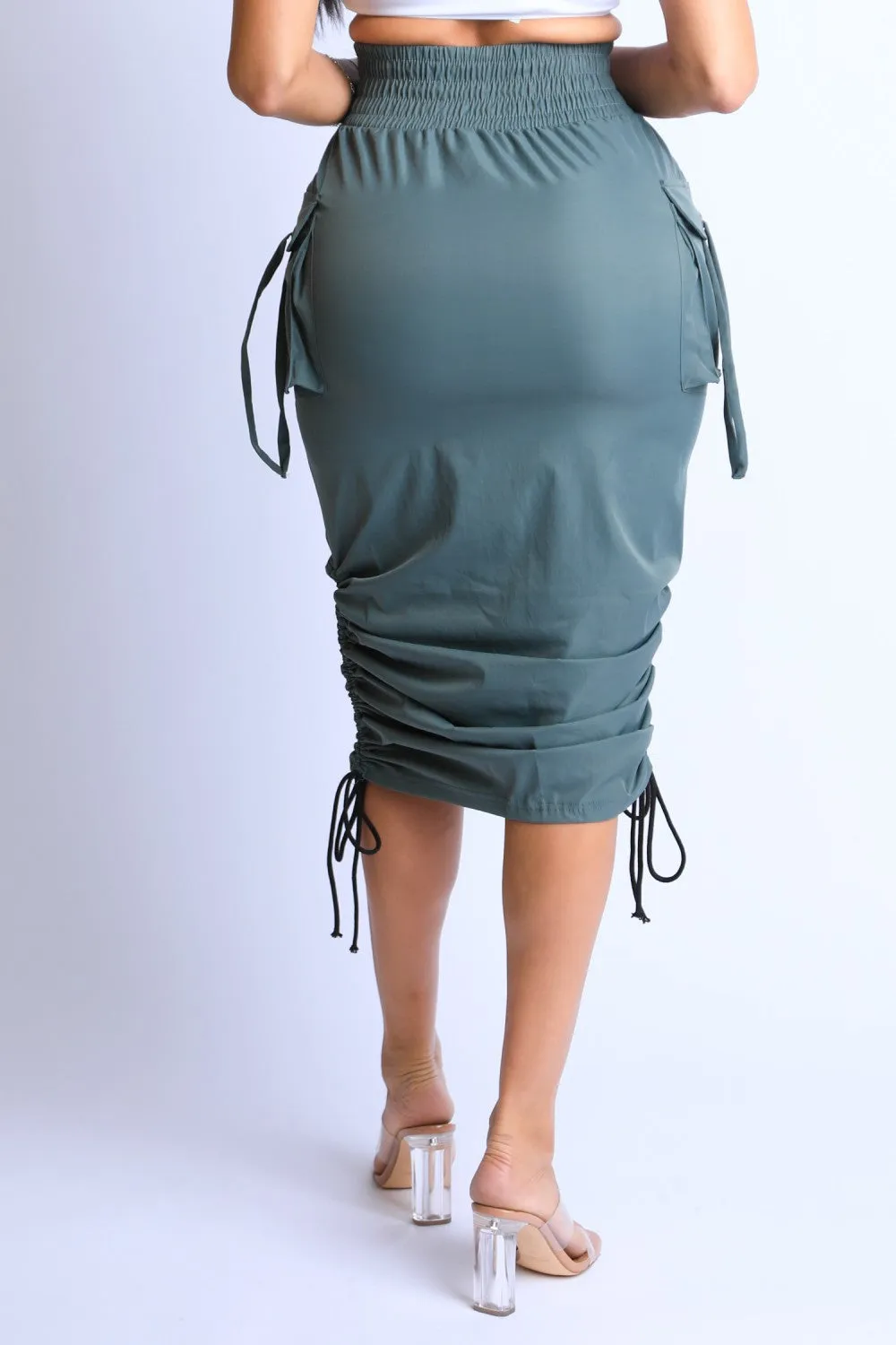 Windbreaker Cargo Skirt