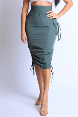 Windbreaker Cargo Skirt