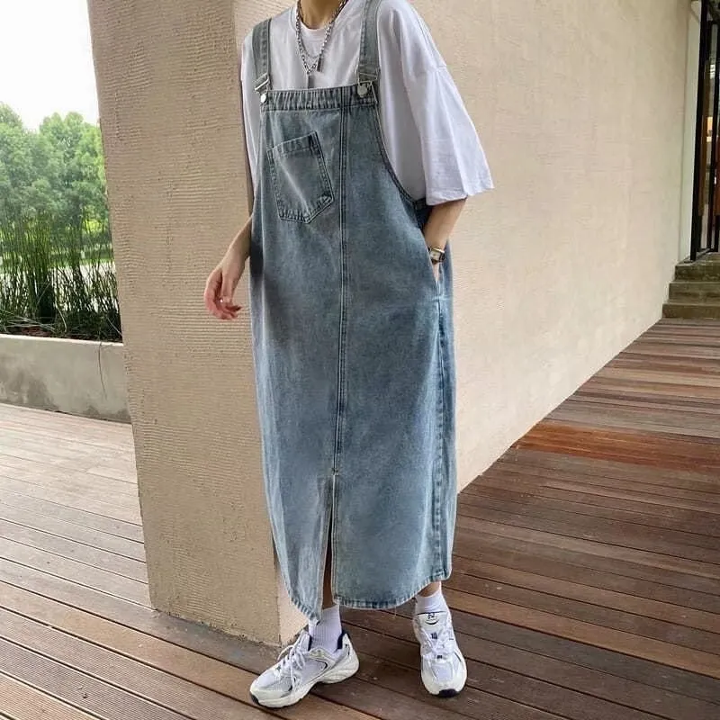 Wjczt Denim Jumpsuits Women Pant Woman Jeans High Waist Denim Pants Wide Leg Denim Clothing Blue Jeans Vintage Quality Fashion