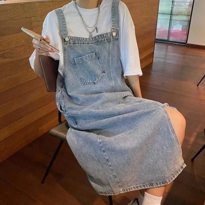 Wjczt Denim Jumpsuits Women Pant Woman Jeans High Waist Denim Pants Wide Leg Denim Clothing Blue Jeans Vintage Quality Fashion